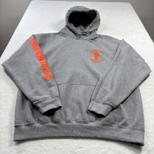 American Steel Hoodie Mens XL Gray Good Safety 2024 Graphic Pullover Workwear